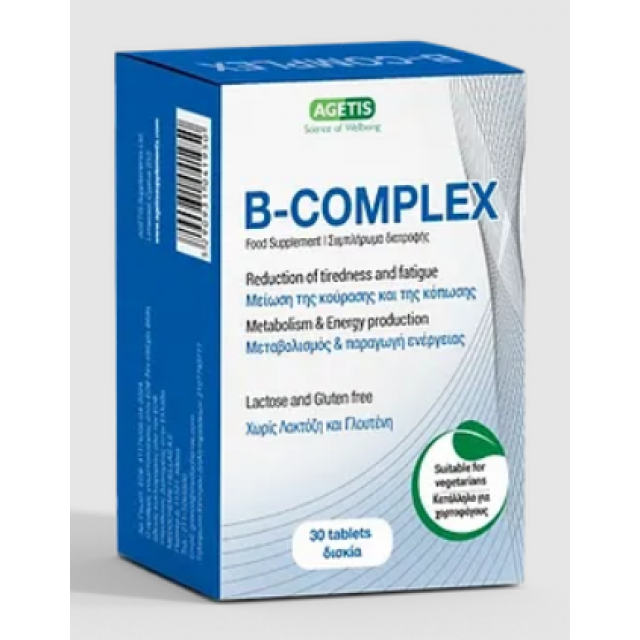 B-COMPLEX 50mg, 30 Tablets